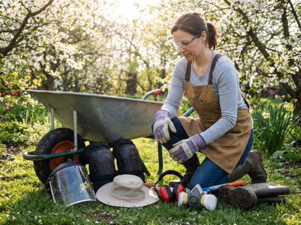 Какие средства индивидуальной защиты нужны в саду весной?
