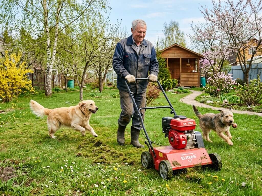 Как спасти газон после зимы: выбираем аэраторы и скарификаторы